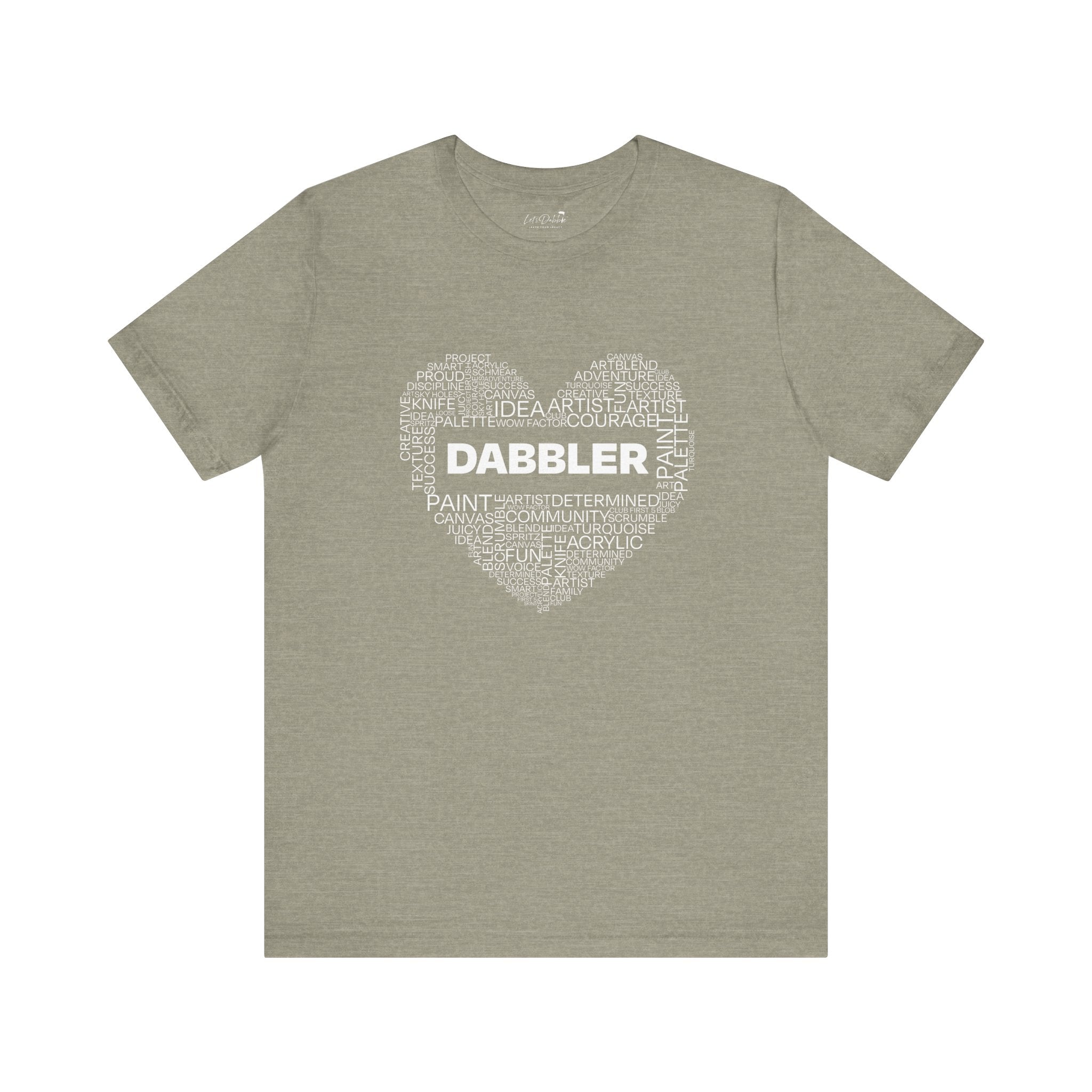 Dabbler Heart Word Art Shirt