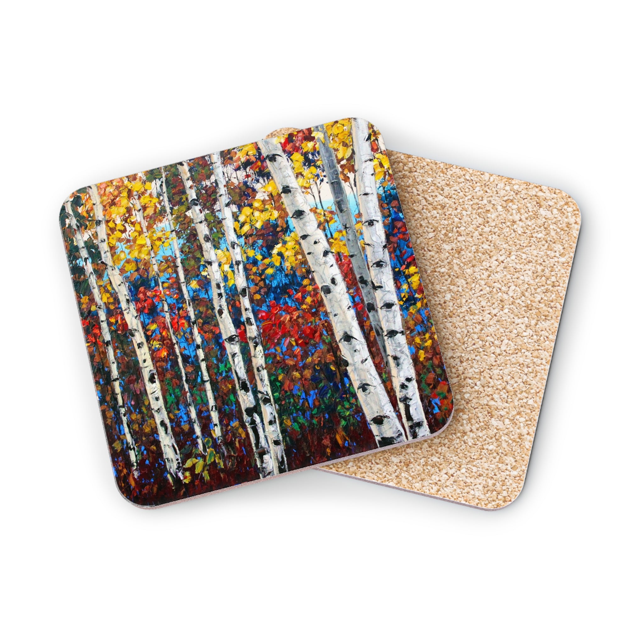 Cork Back Coaster Confetti