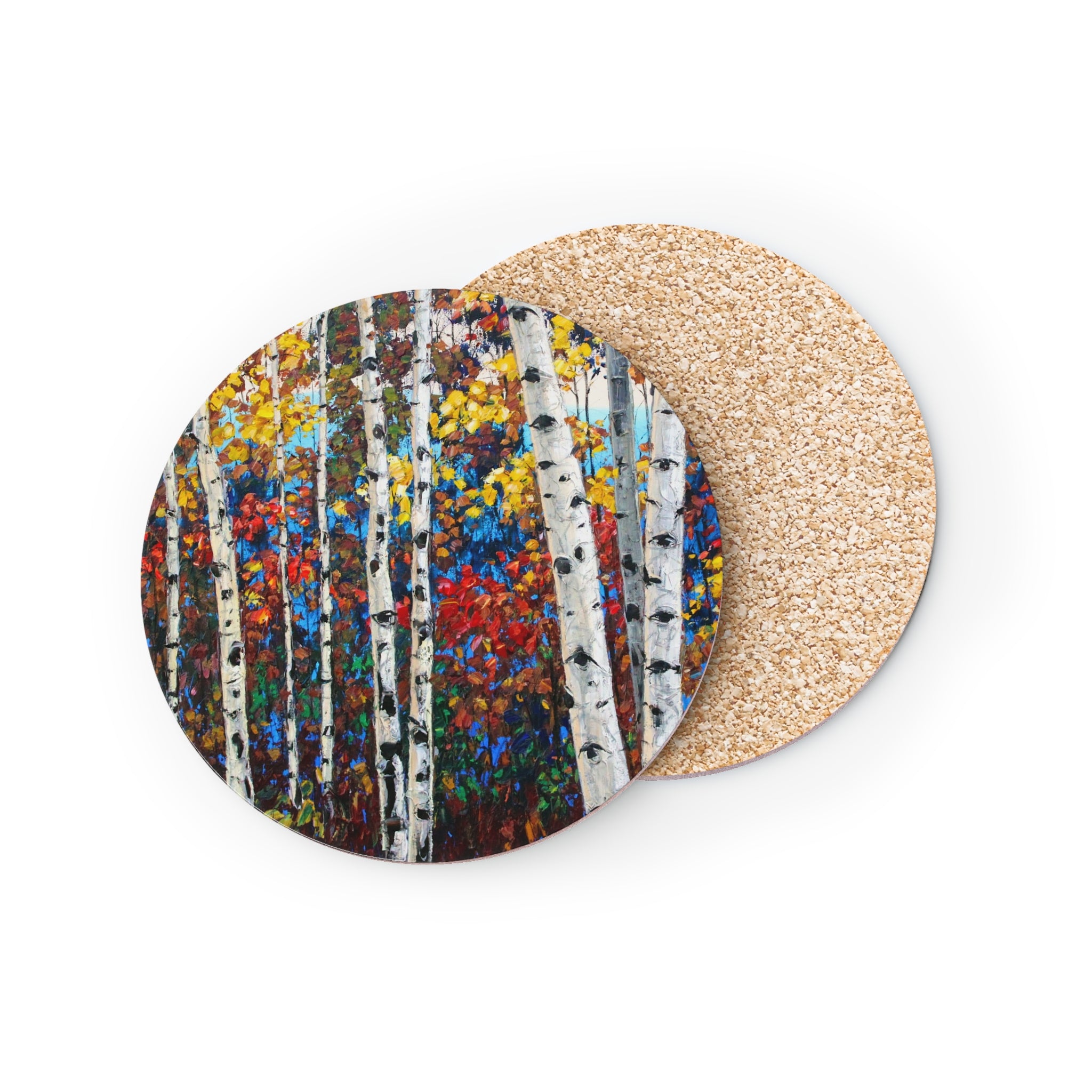 Cork Back Coaster Confetti