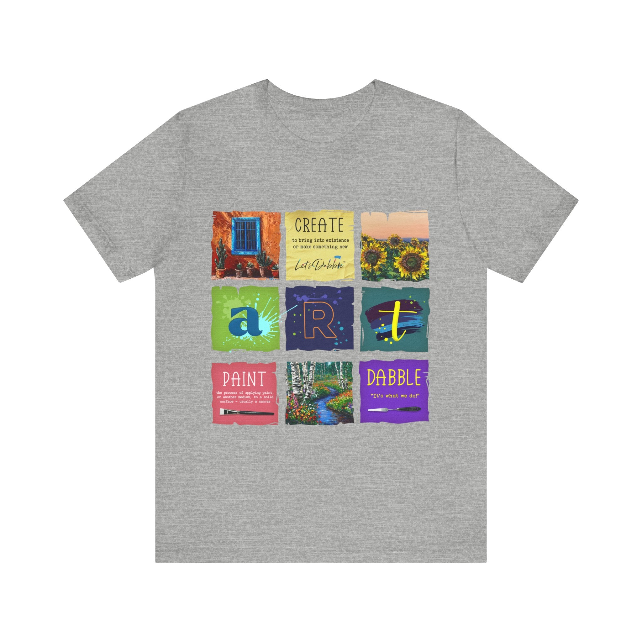 Create Paint Dabble Short Sleeve Tee