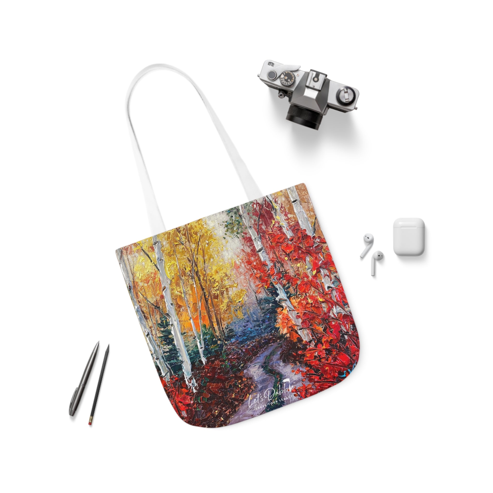 Misty Road Tote Bag