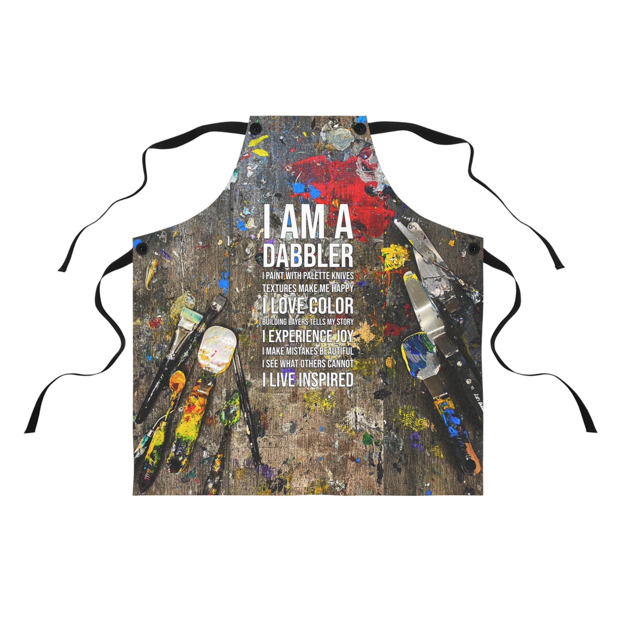 Let's Dabble Apron - Dabbler Manifesto