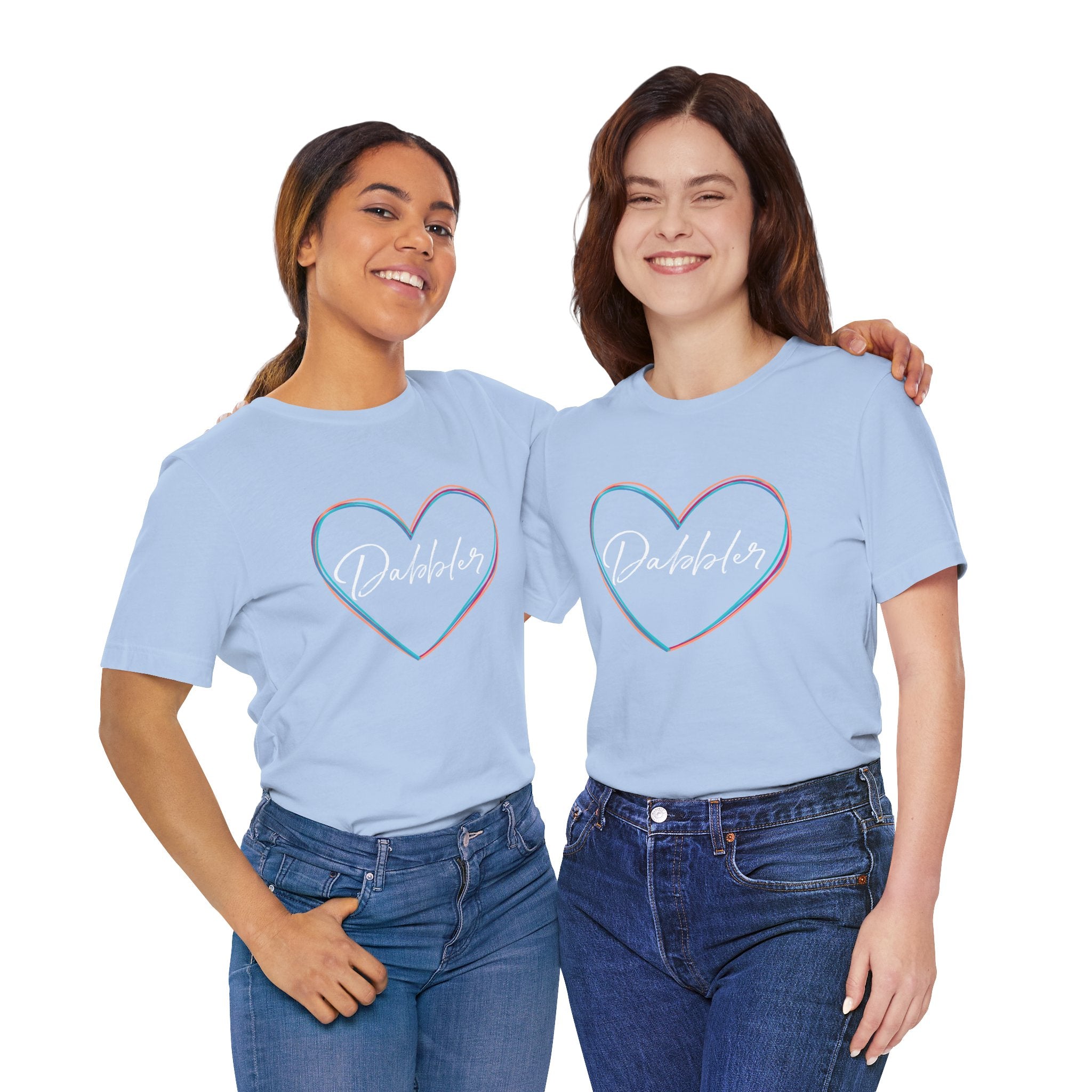 Colorful Dabbler Heart Shirt