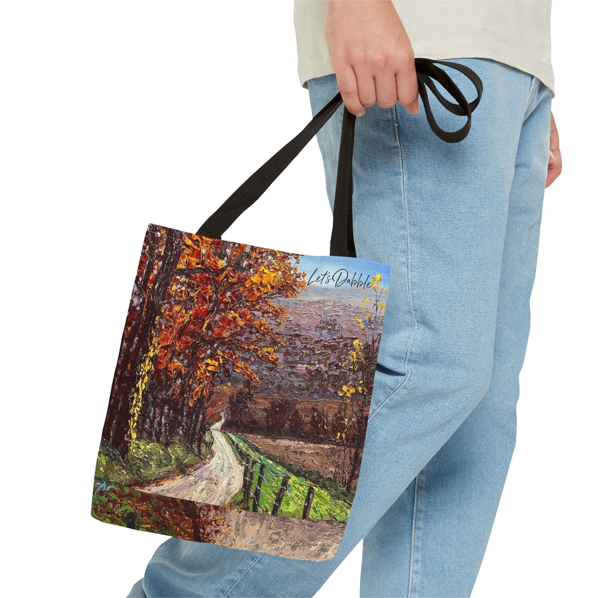 Winding Through Fall  Tote Bag