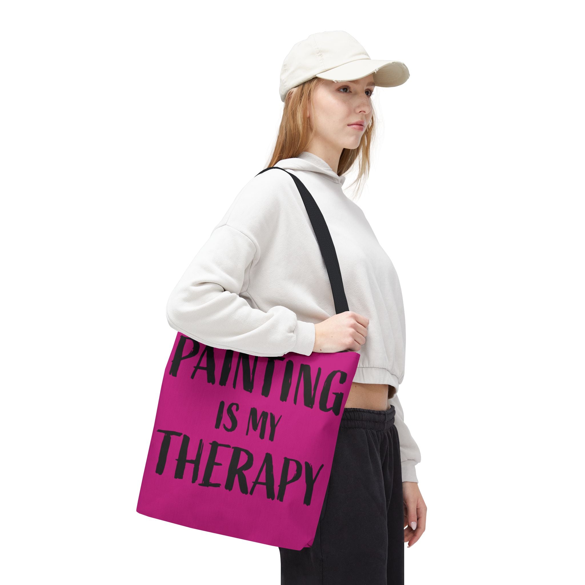 Pink Painting is my Therapy Tote Bag