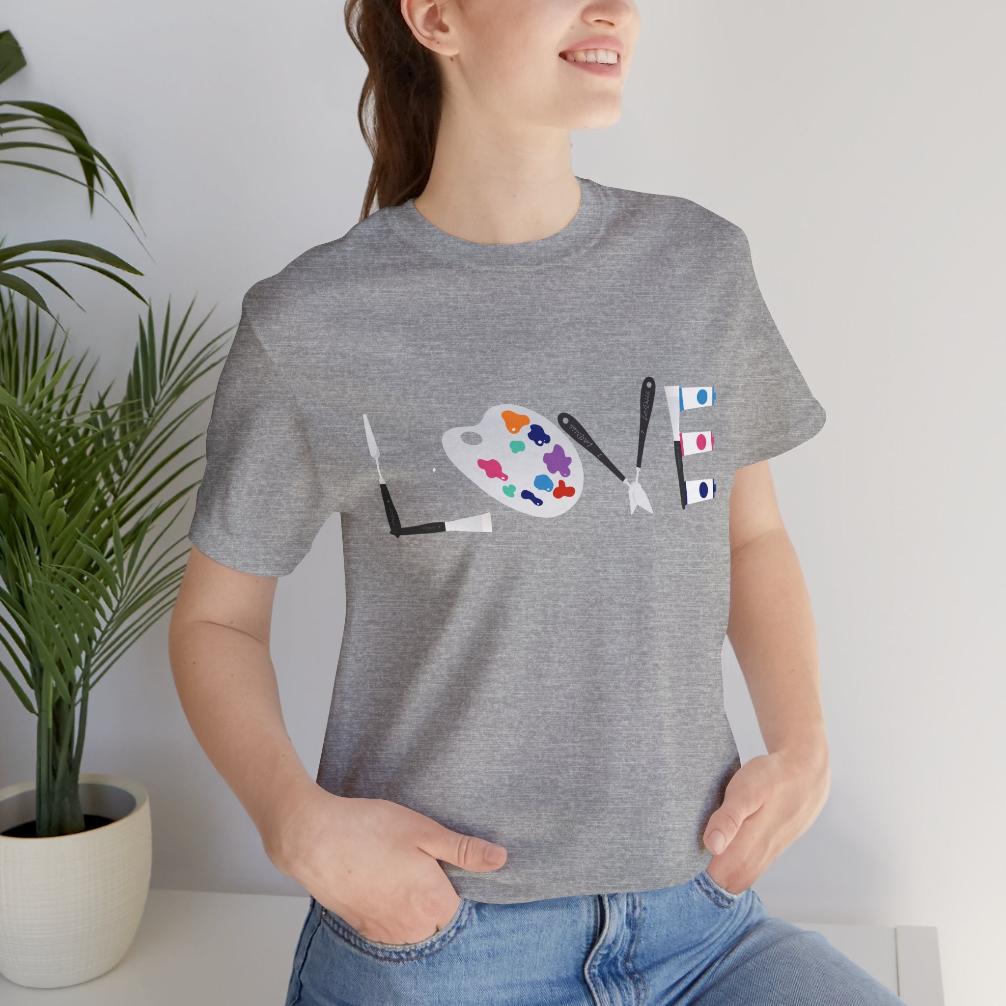 Painting Love Short Sleeve Tee