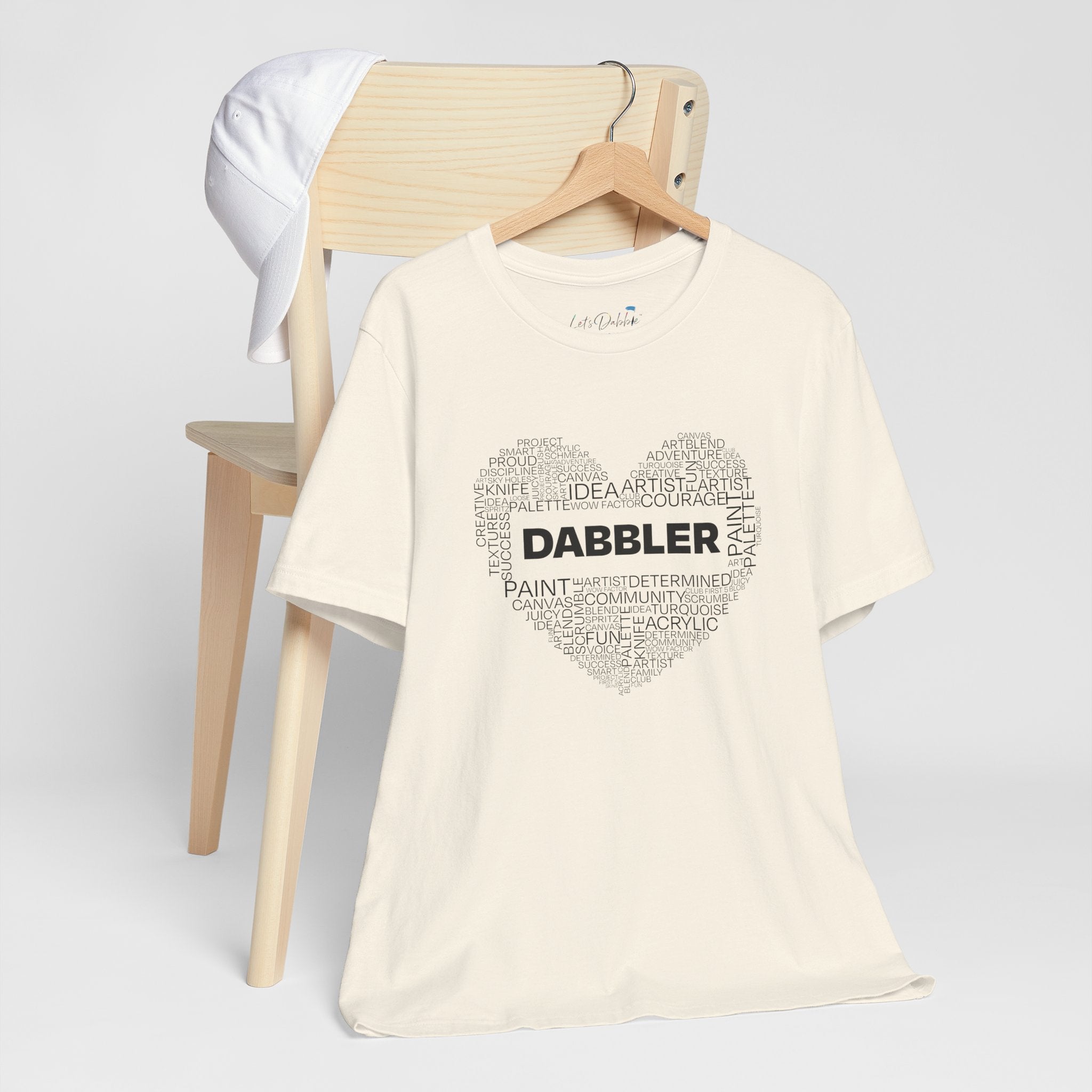 Dabbler Heart Word Art Shirt