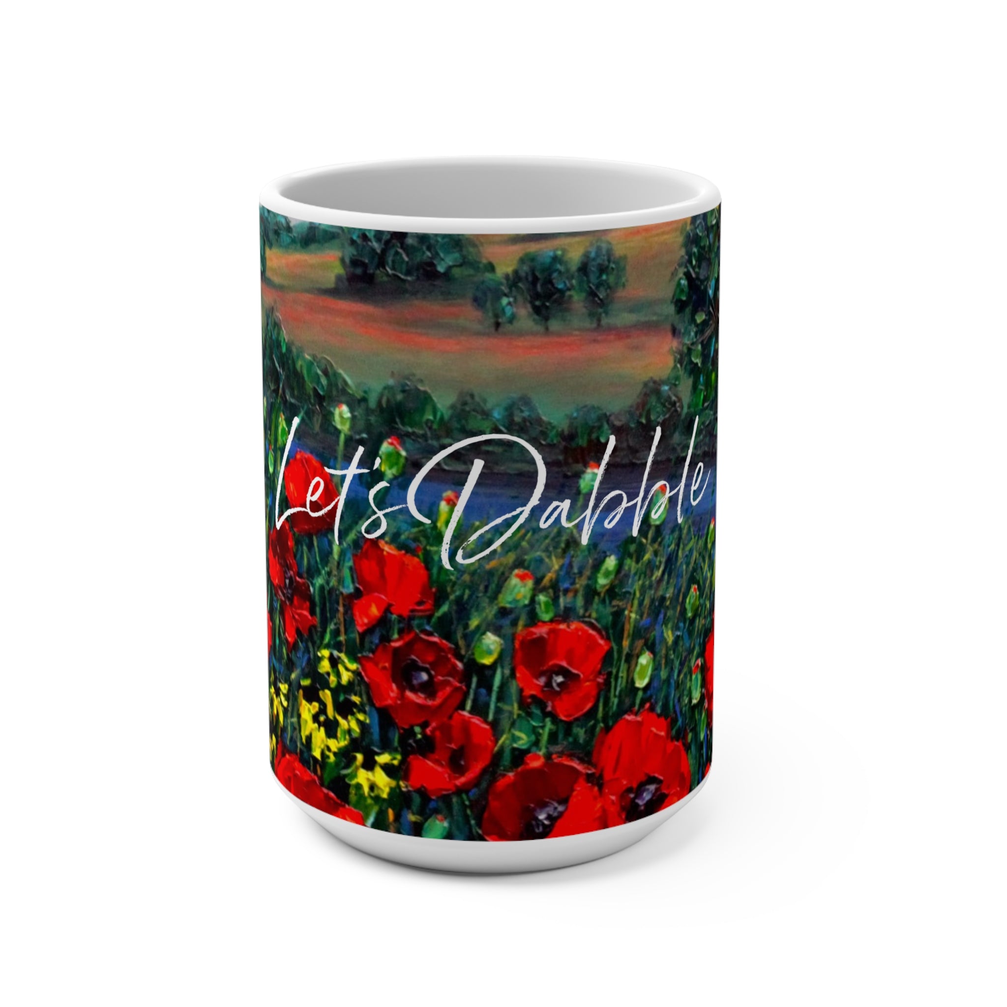 Poppies Let's Dabble Mug