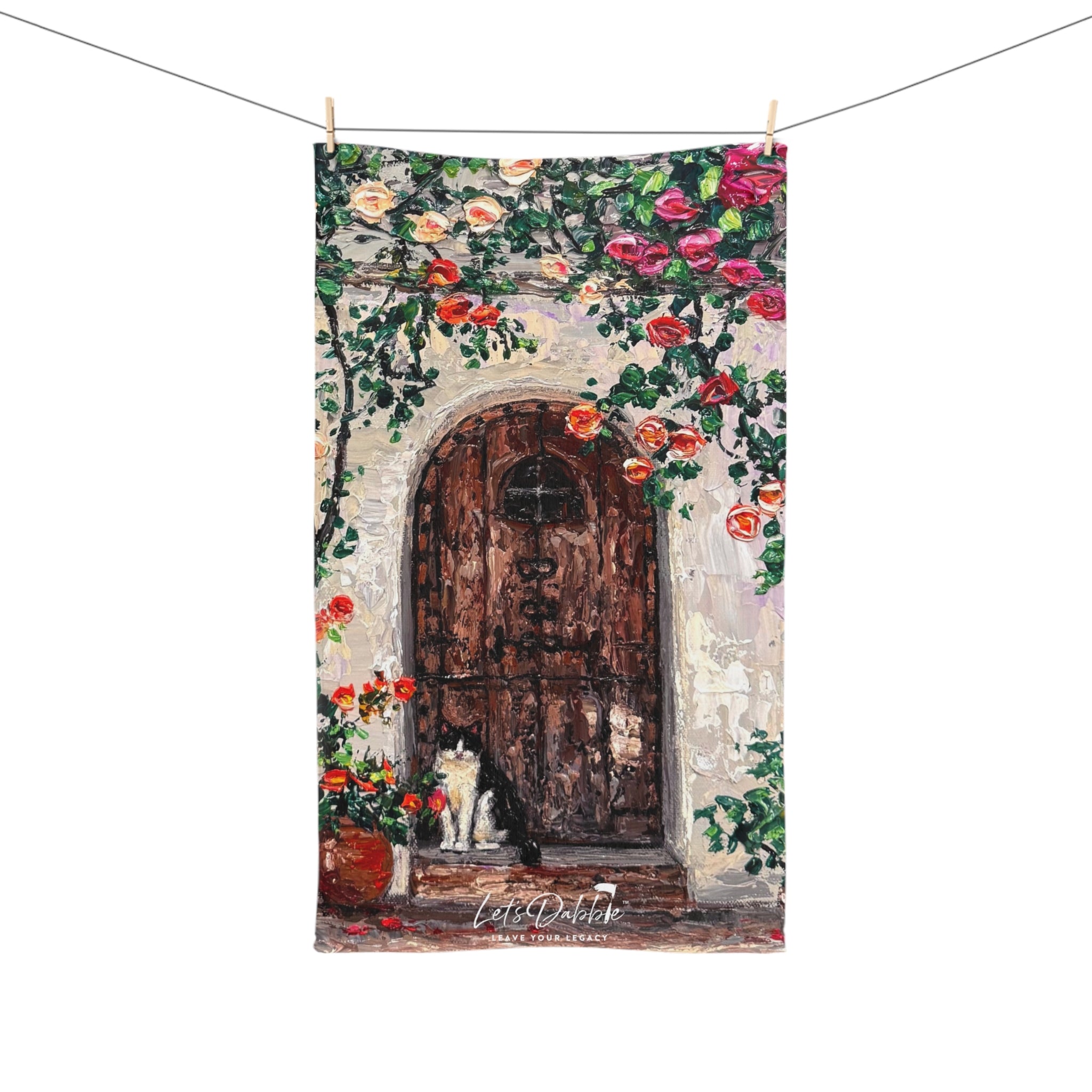 Mediterranean Escape Hand Towel