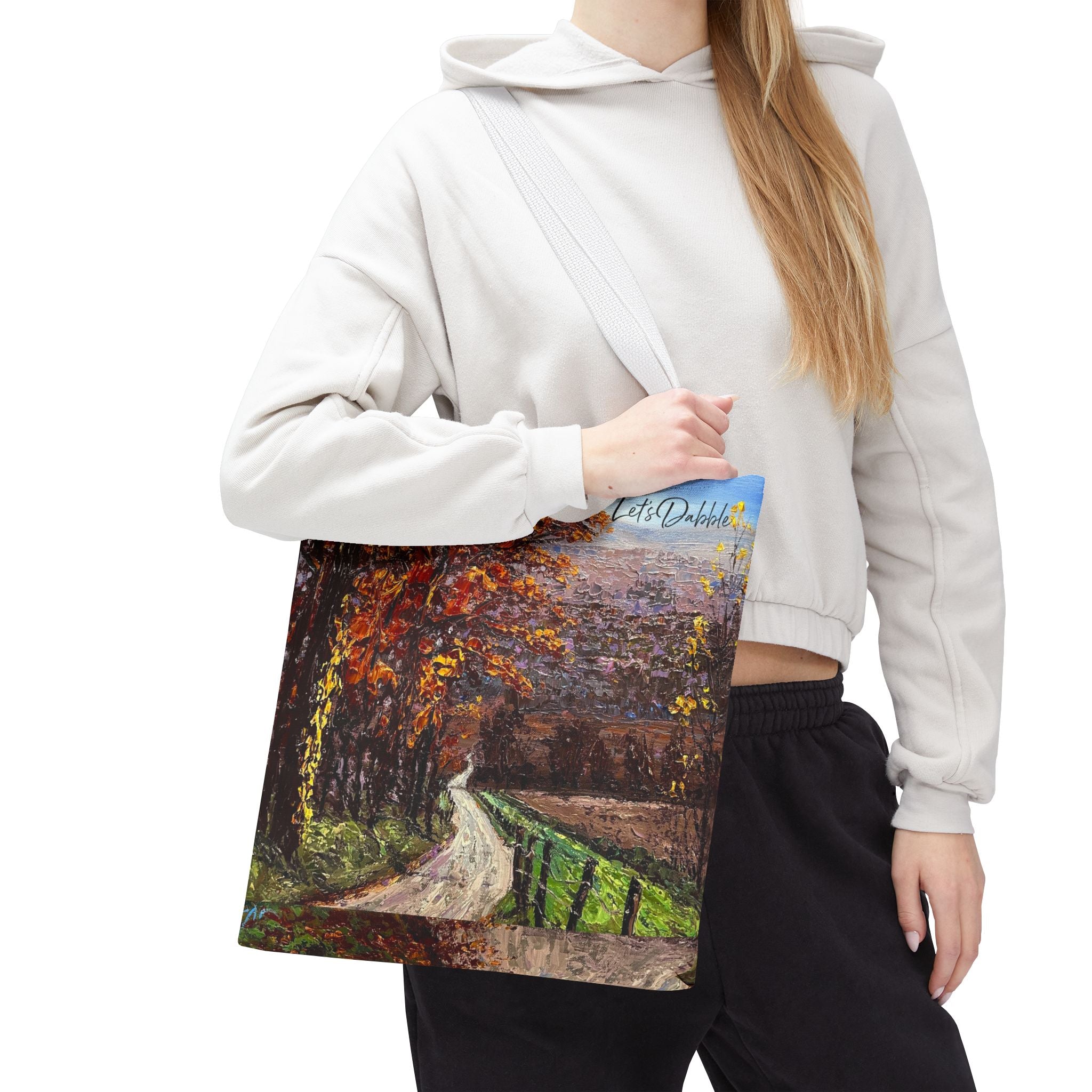 Winding Through Fall  Tote Bag