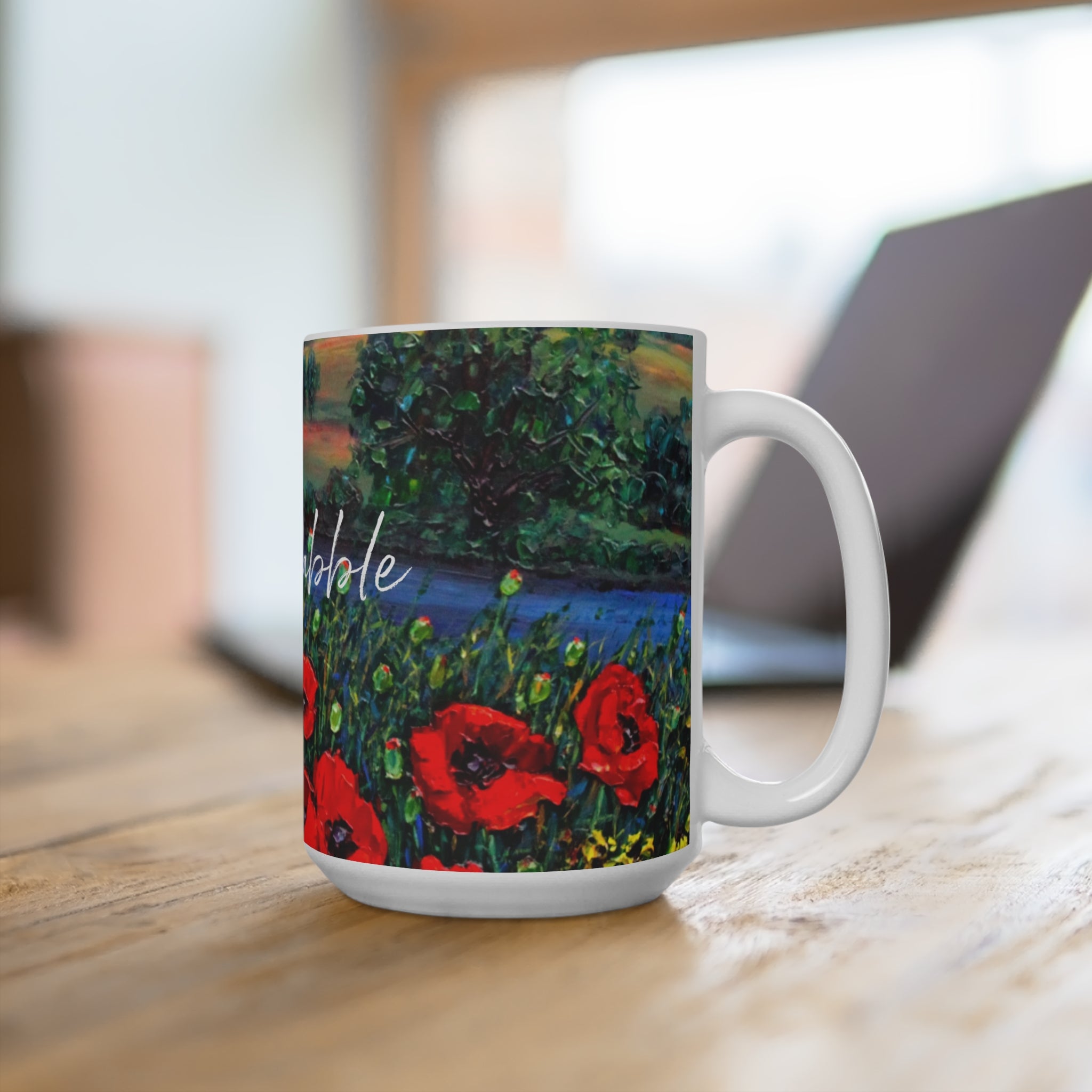 Poppies Let's Dabble Mug