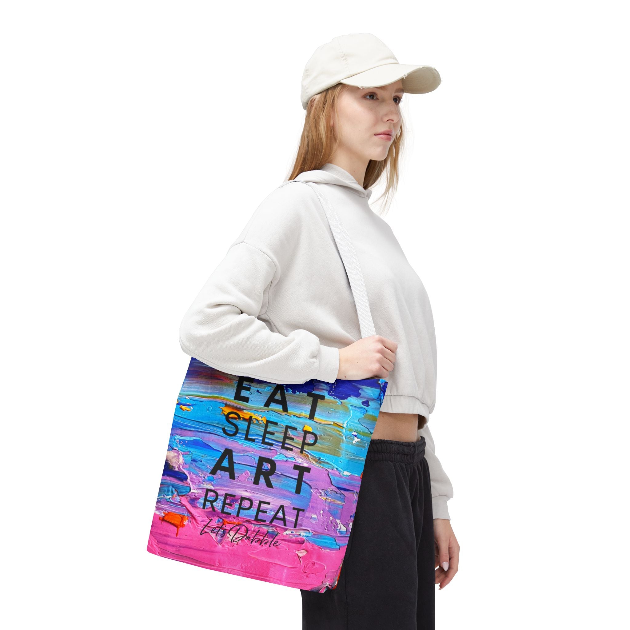 Eat, Sleep, Art, Repeat Tote Bag