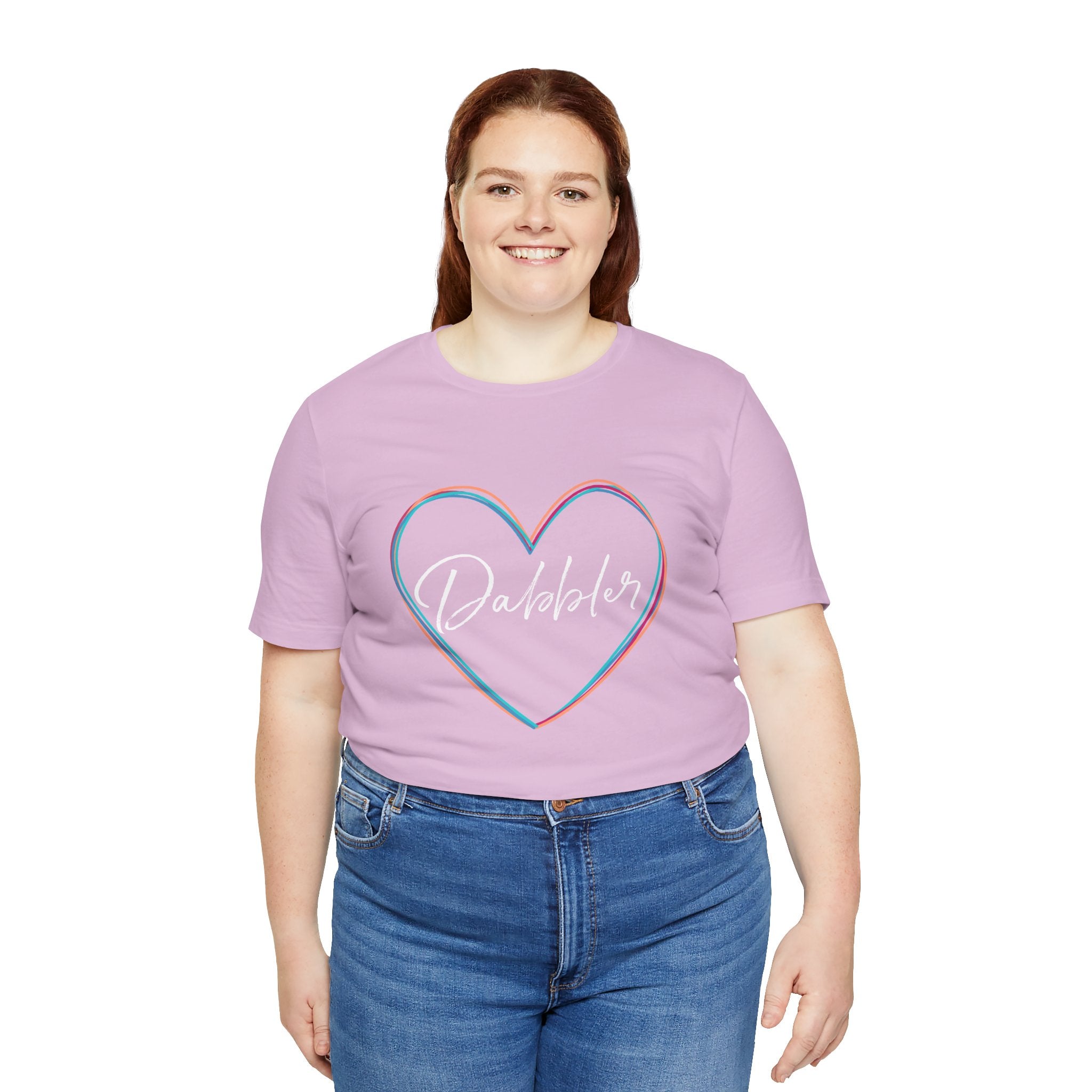 Colorful Dabbler Heart Shirt