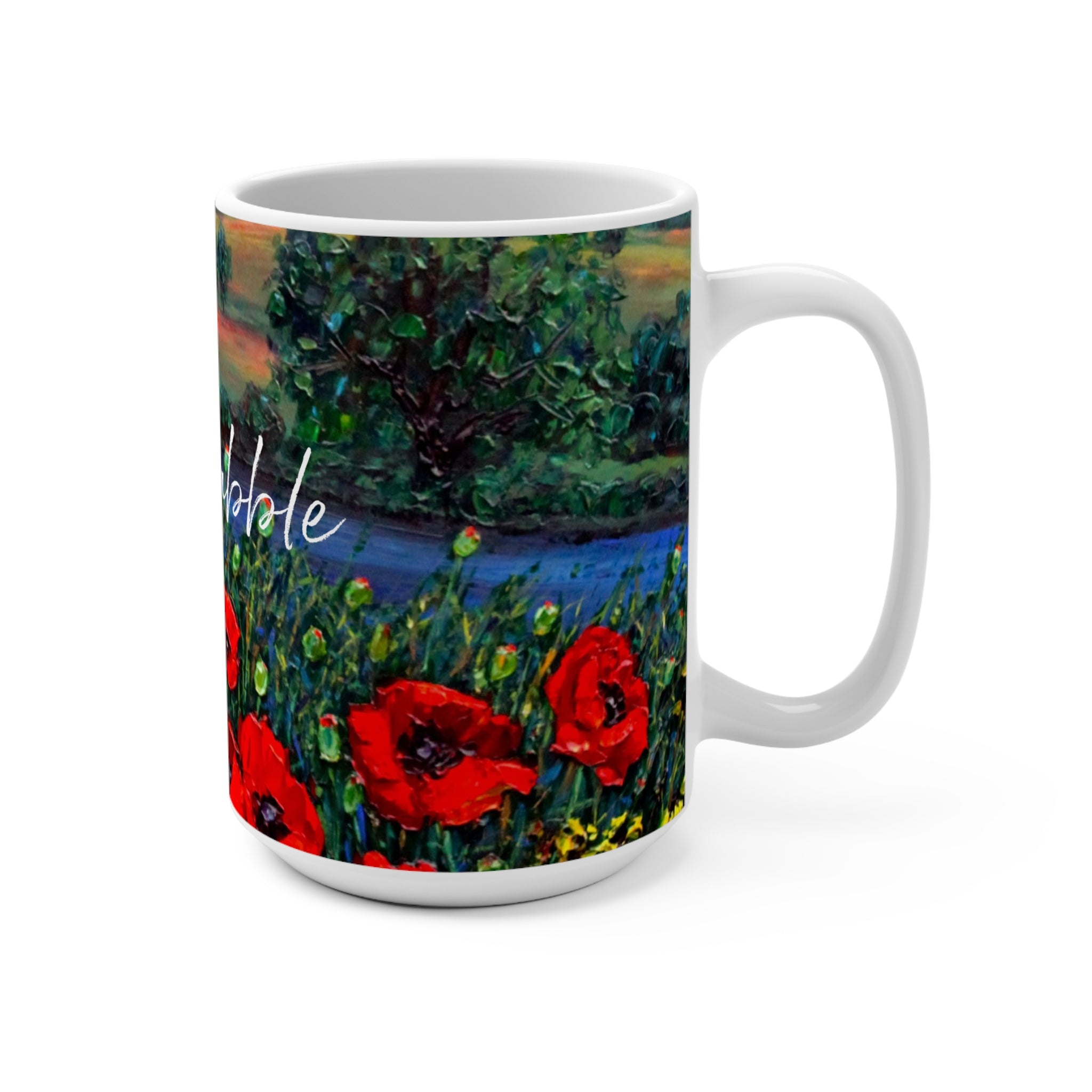 Poppies Let's Dabble Mug