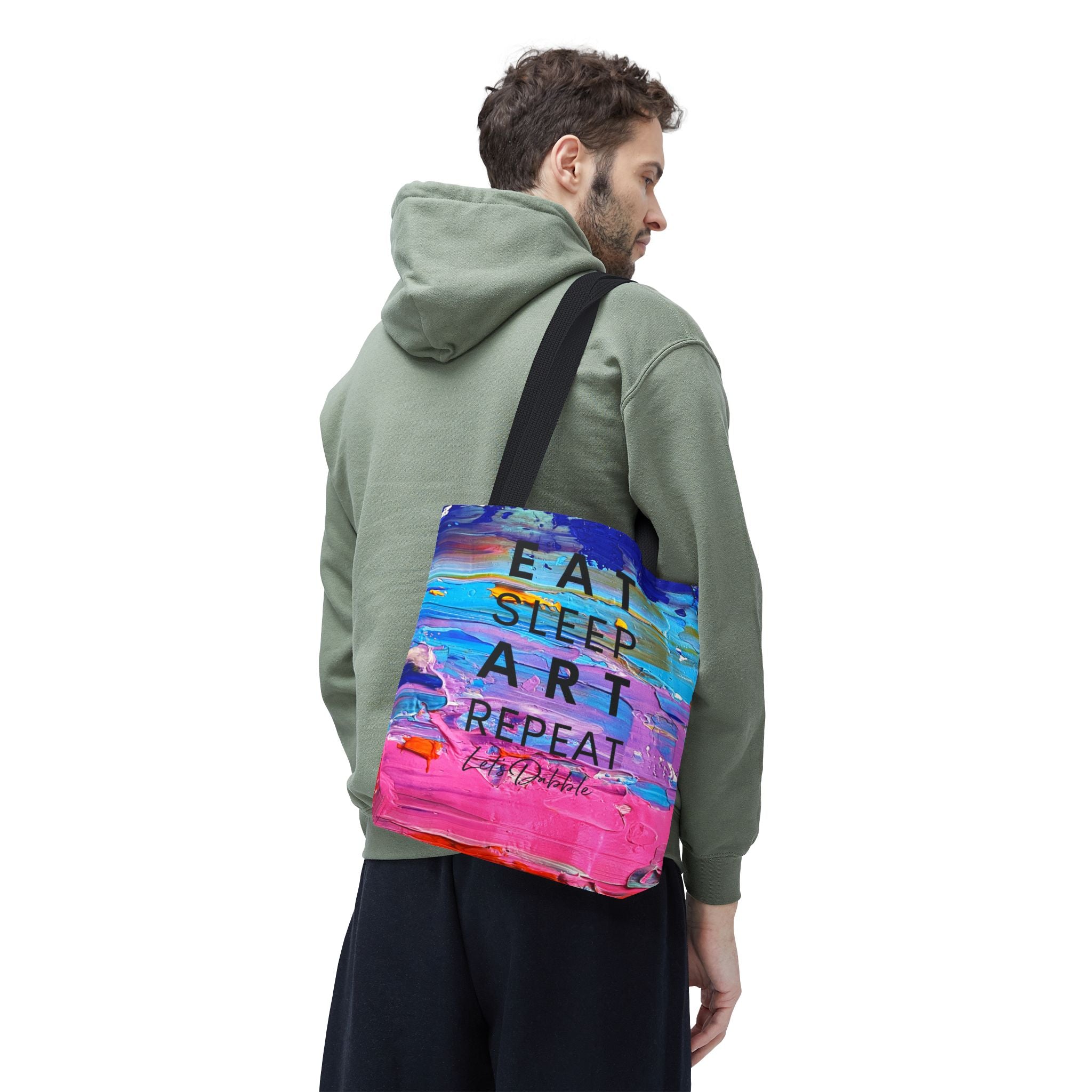 Eat, Sleep, Art, Repeat Tote Bag