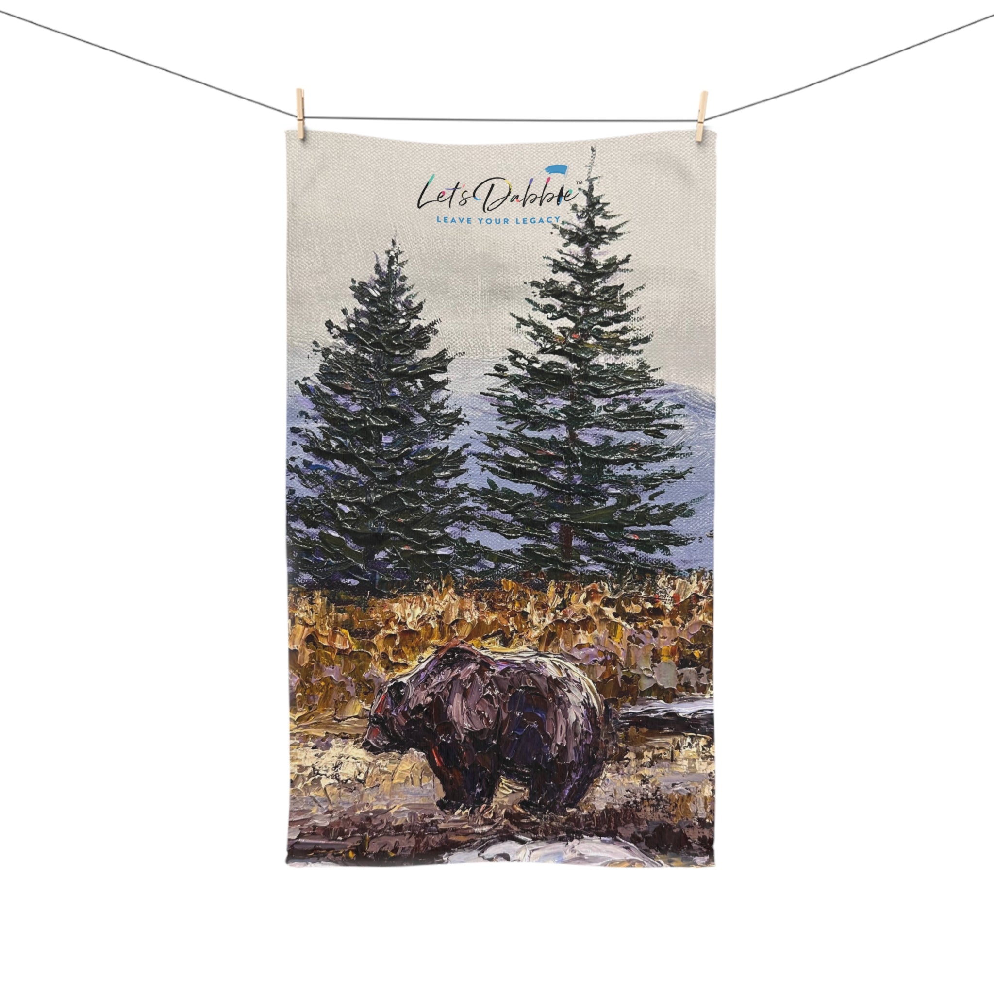 Mama Bear Hand Towel