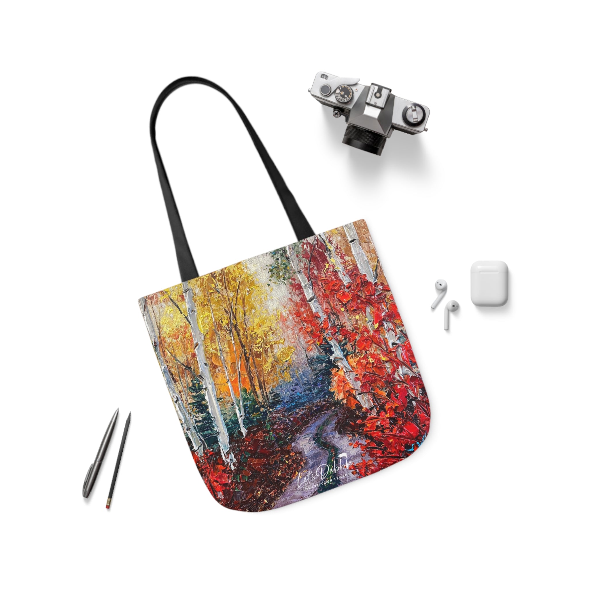 Misty Road Tote Bag