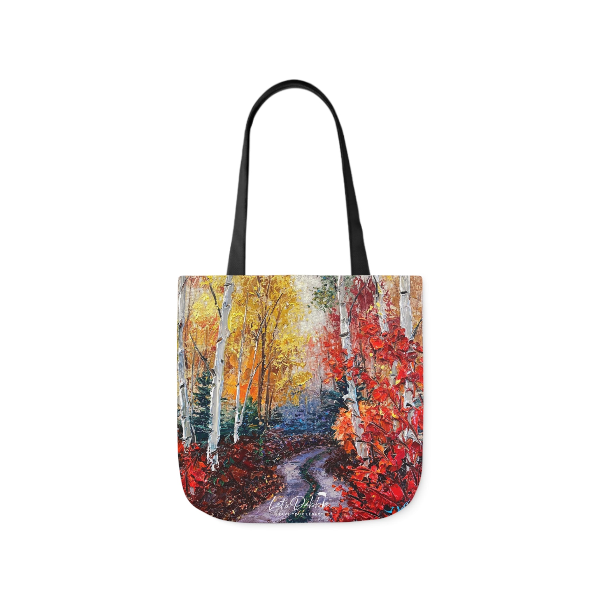 Misty Road Tote Bag