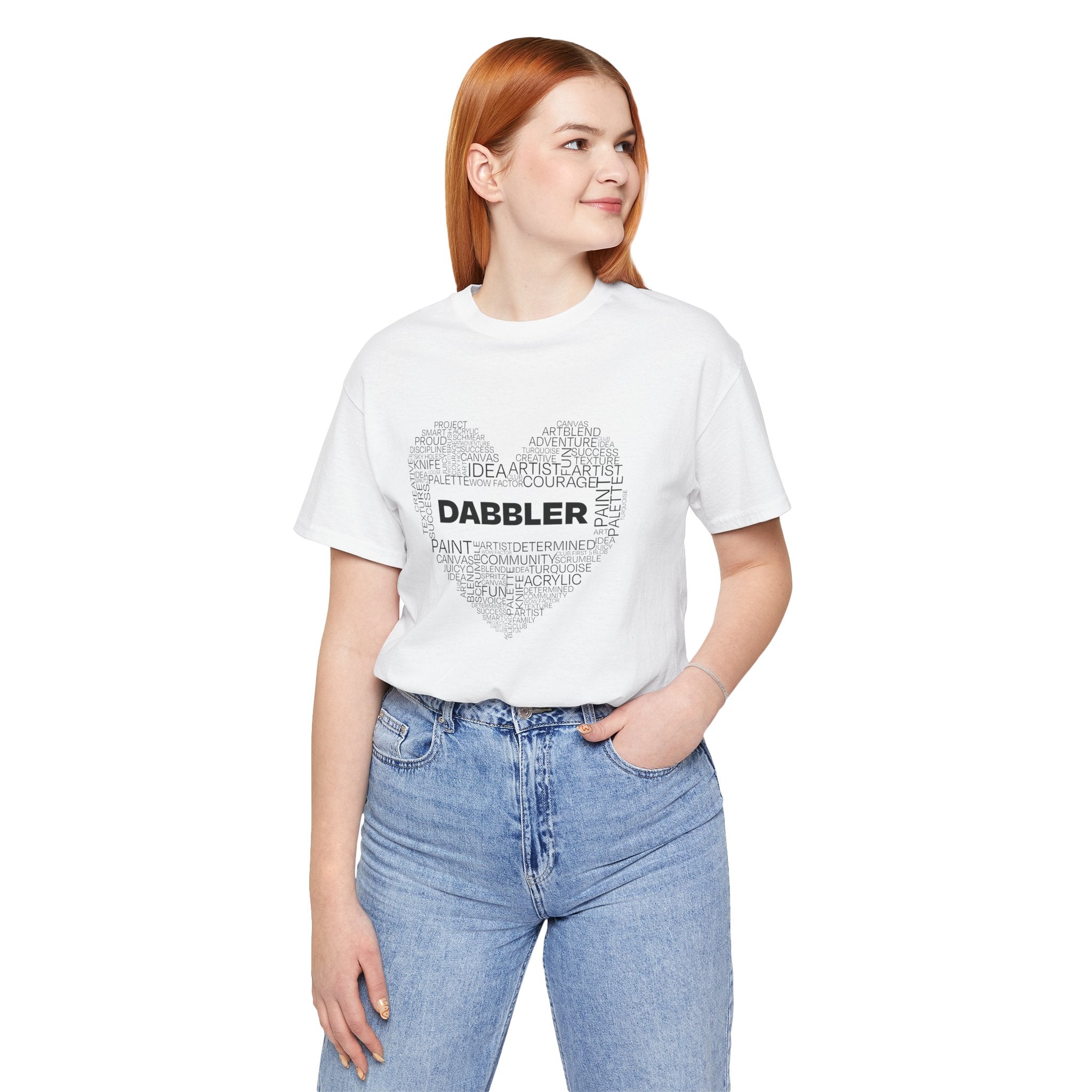 Dabbler Heart Word Art Shirt