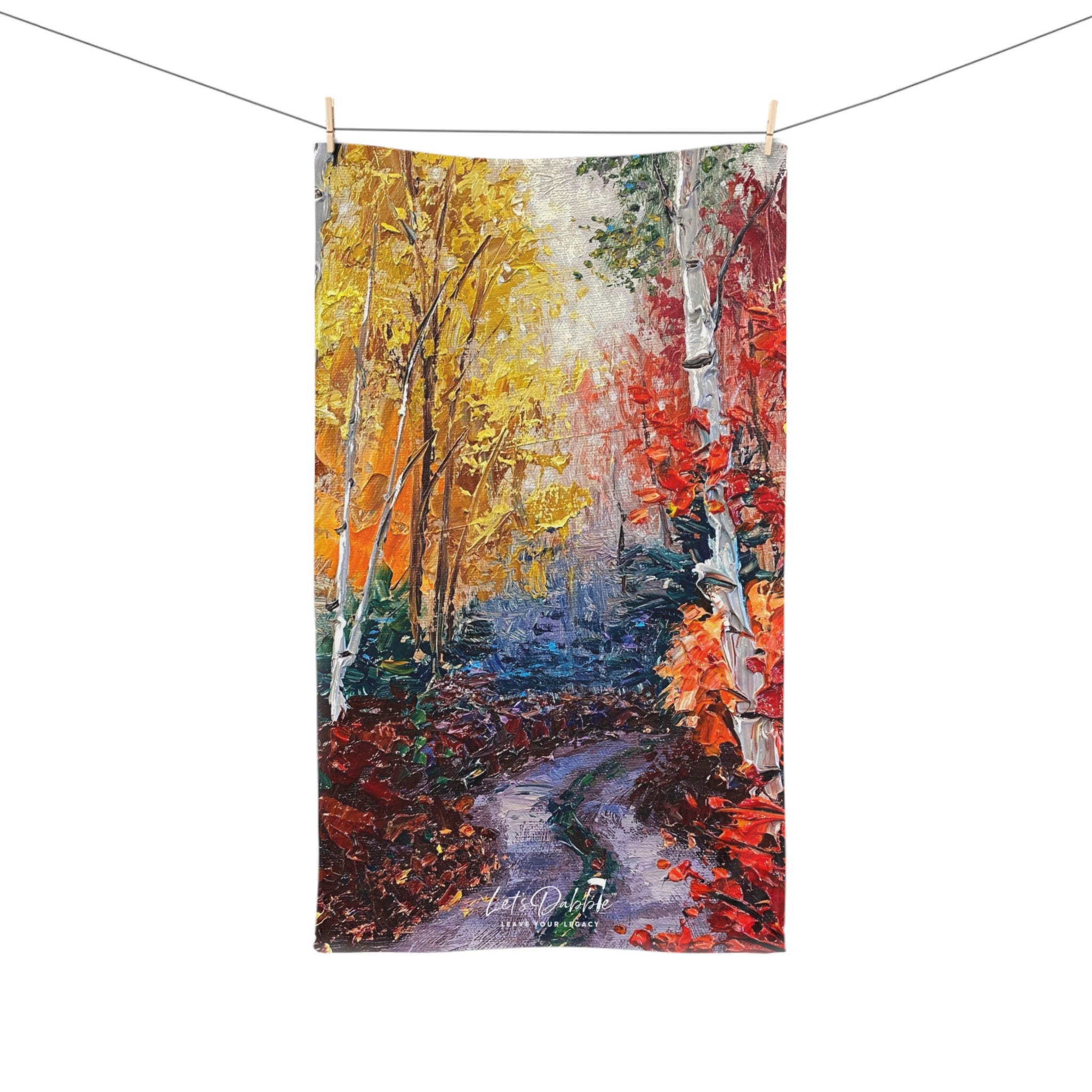 Misty Road Hand Towel