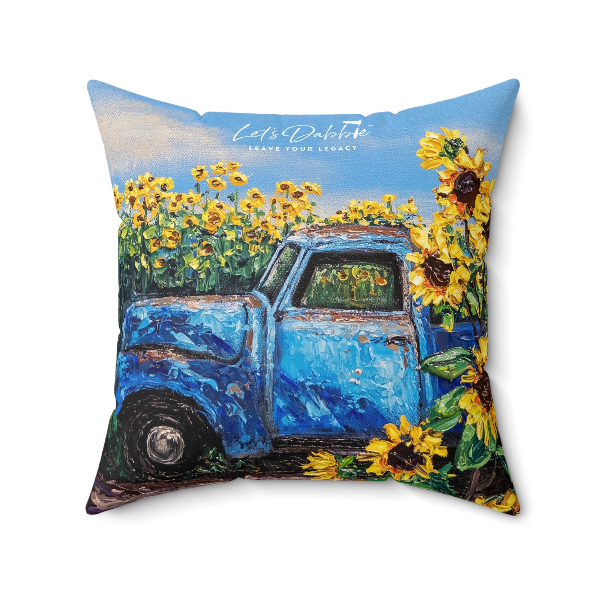 Old Blue Pillow