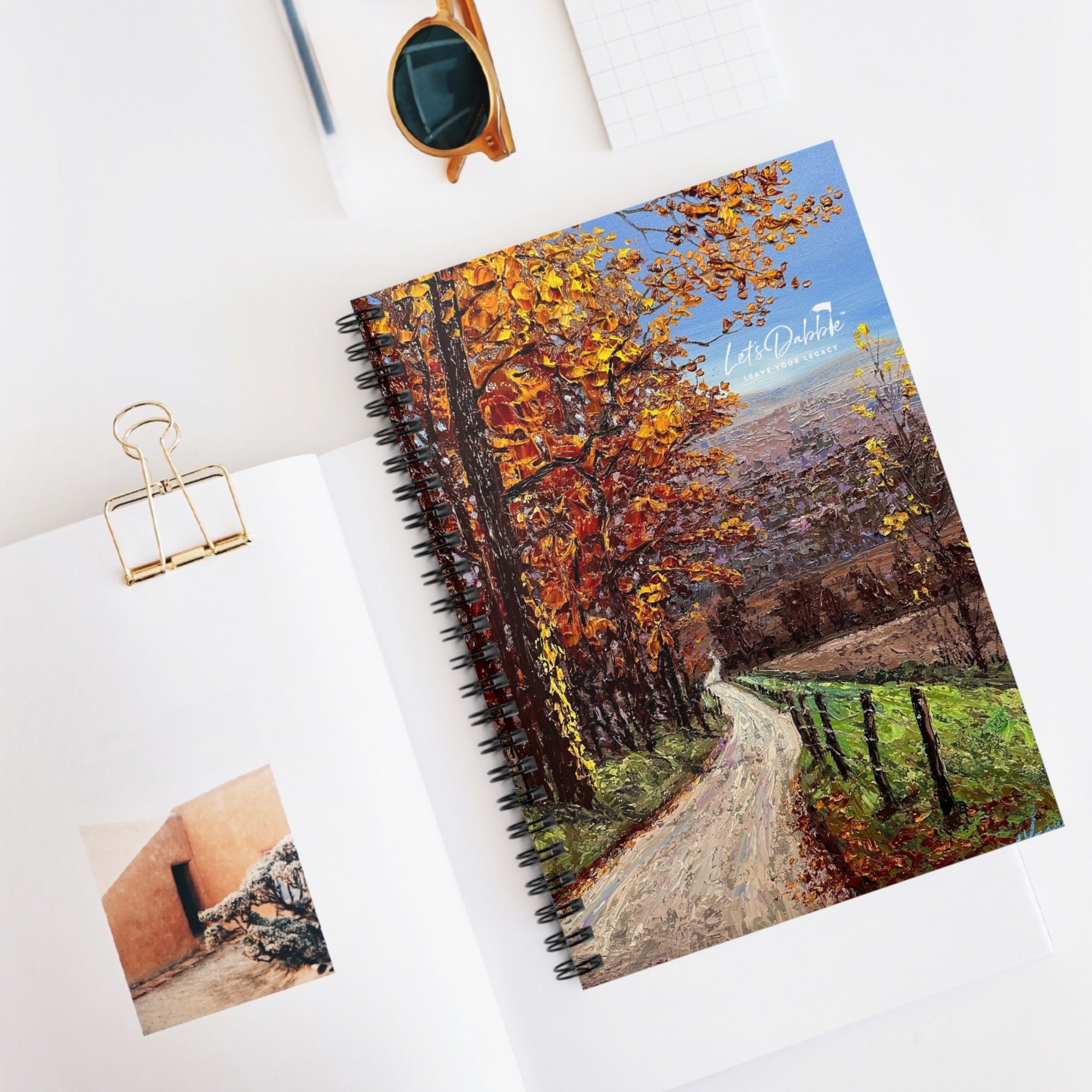 Winding Through Fall Notebook